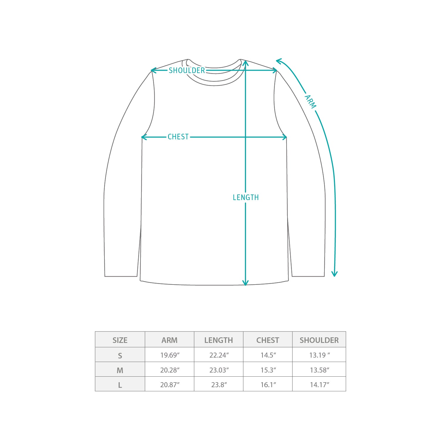 (UN006) 女裝保暖內衣 (網店限定) Size Chart