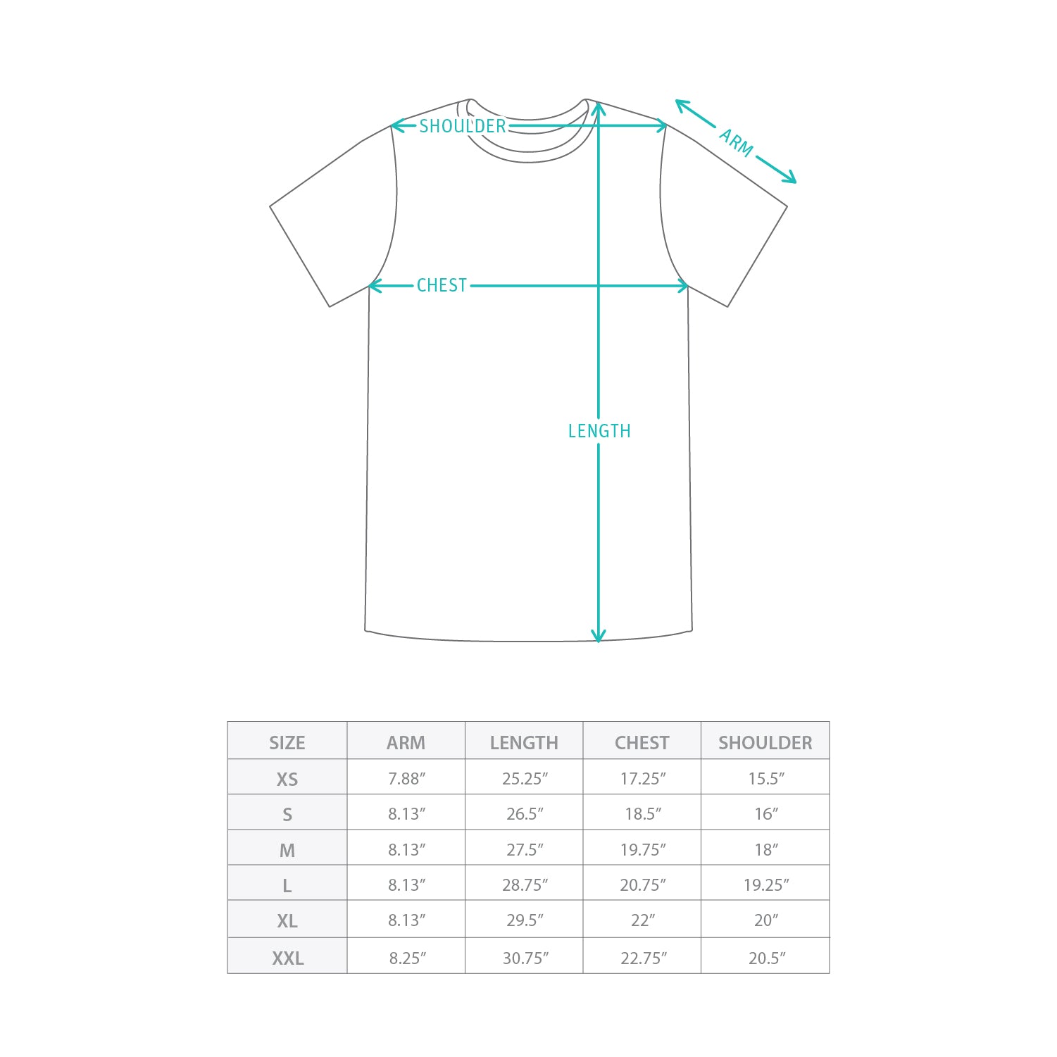 (EMT102) Make Your Own White B.Shorthair Cat Graphic Tee Size Chart