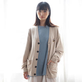 (CD082) Graphic Embroidery Cardigan
