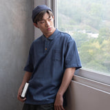 (TP591) Color Button Polo Tee