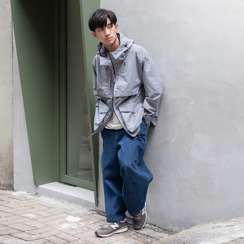 (PT284) Denim Balloon Wide Pants