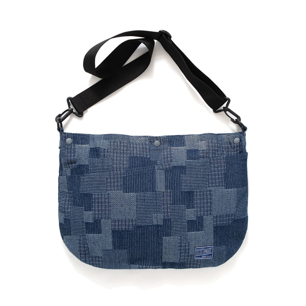 (YB452) Jacquard Denim Cross Body Bag