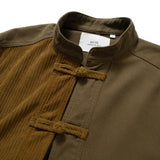 (YJ306) Patchwork Mandarin Jacket