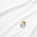(EX405) Onigiri Embroidery Pocket Tee