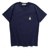 (EX405) Onigiri Embroidery Pocket Tee