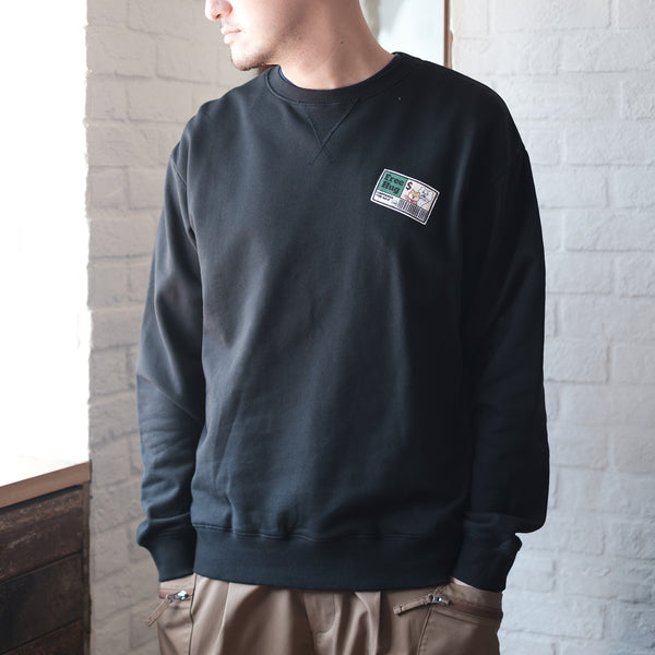 (EX408) Bar Code Graphic Print Sweater