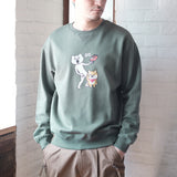 (EX407) Free Hug Graphic Print Sweater