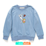 (EX407) Kids Free Hug Graphic Print Sweater