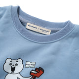 (EX407) Kids Free Hug Graphic Print Sweater
