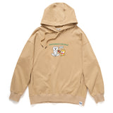 (EX410) Happiness Graphic Print Hoodie