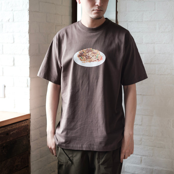 (ZT1038) Fry Beef Rice Noodles Graphic Tee