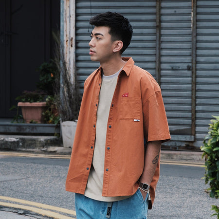 (ST236) 2 Way Stripe Shirt