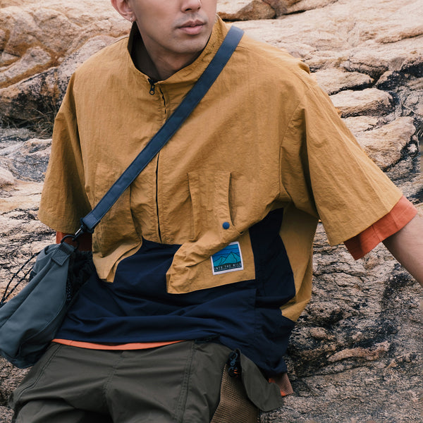 (YT985) Mid Collar Outdoor Tech Pullover