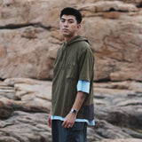 (TP907) Hooded Tech Tee