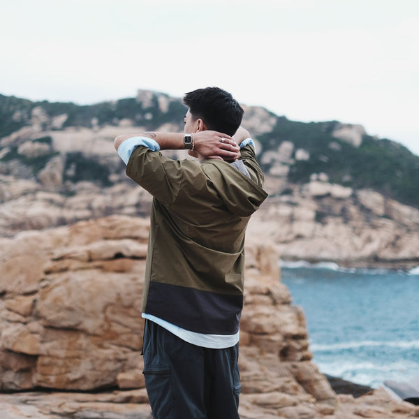 (TP907) Hooded Tech Tee