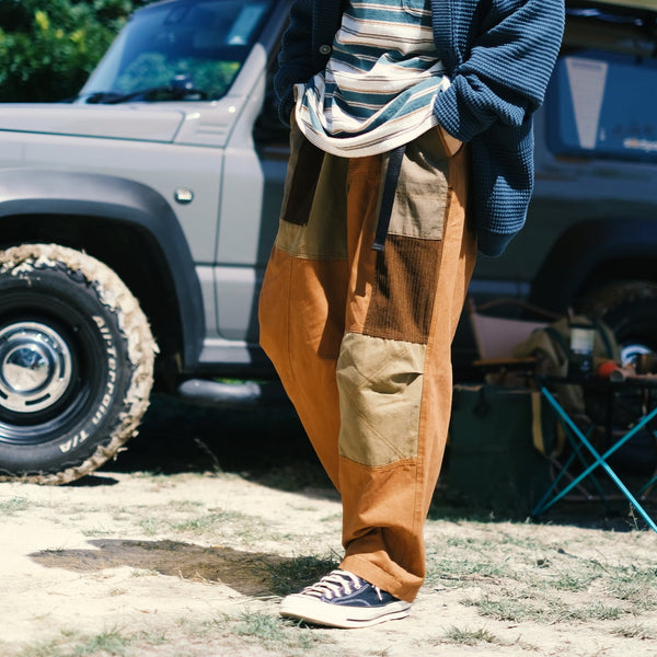(PT316) Patchwork Pants