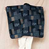(YA475) 2 Face Pattern Camping Quilted Blanket