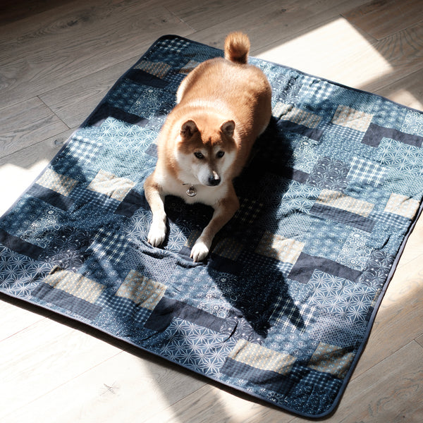(YA475) 2 Face Pattern Camping Quilted Blanket