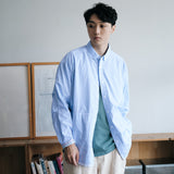 (ST194) Fake Layer Oversize Shirt