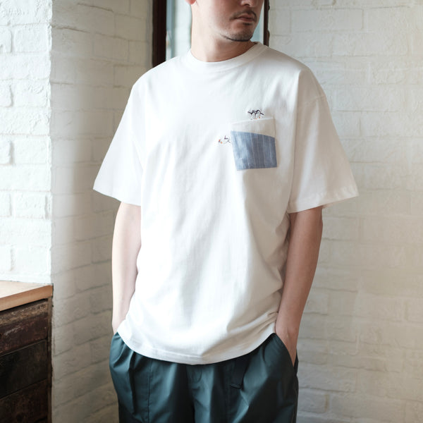 (ZT1054) PK Penguin Embroidery Pocket Tee