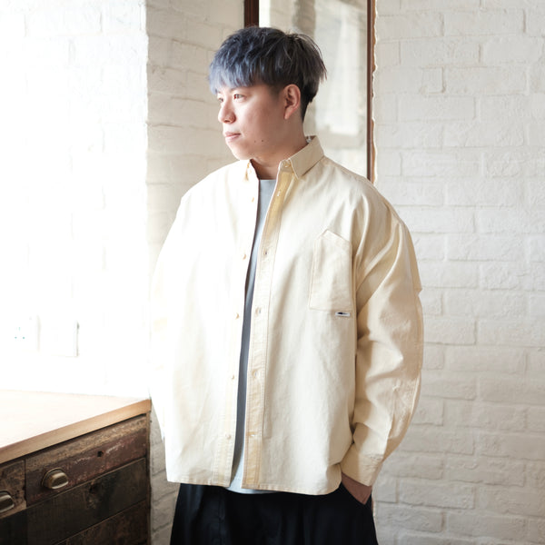 (YS190) Oversize Button Down Shirt