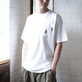 (ZT1078) HK Movie Club Embroidery Pocket Tee