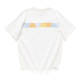 (TP951) Mix Fabric Panel Tee