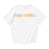 (TP951) Mix Fabric Panel Tee