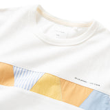 (TP951) Mix Fabric Panel Tee