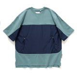 (TP932) Mix Fabric Tech Tee
