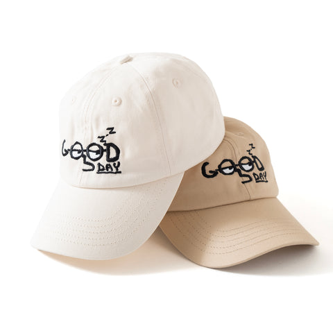 ZC259) Sleepy Eyes Graphic Embroidery Cap – ad-lib