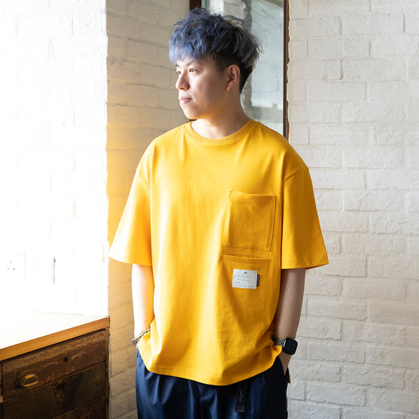 (YT976) Double Pocket Oversize Tee