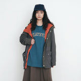 (JK257) Colorblock Two Face Jacket