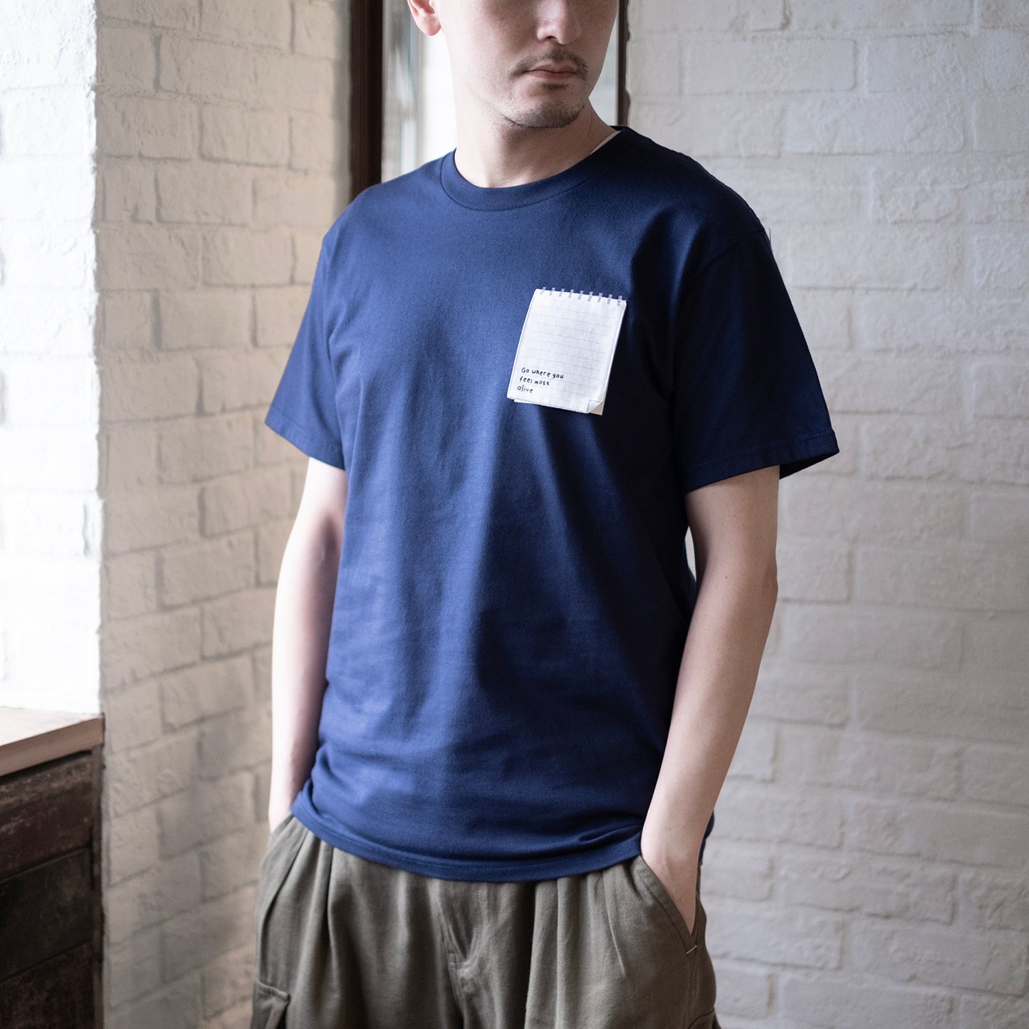 (ZT1108) "Go Where You Feel Most Alive" 圖案 Tee