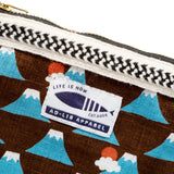 (YB427) Fuji Mount Pattern Coins Bag