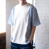 (TP646) Heavyweight Stripe Terry Tee