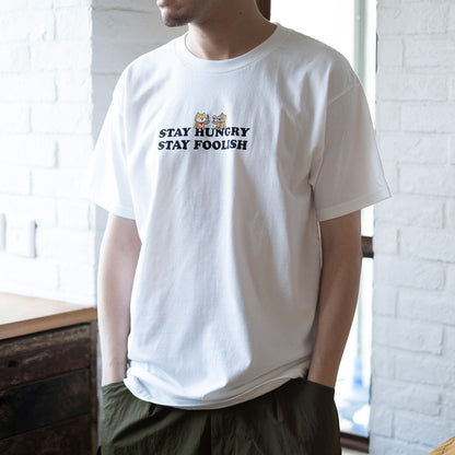 (ZT880) P仔 Stay Hungry Stay Foolish 圖案印花Tee