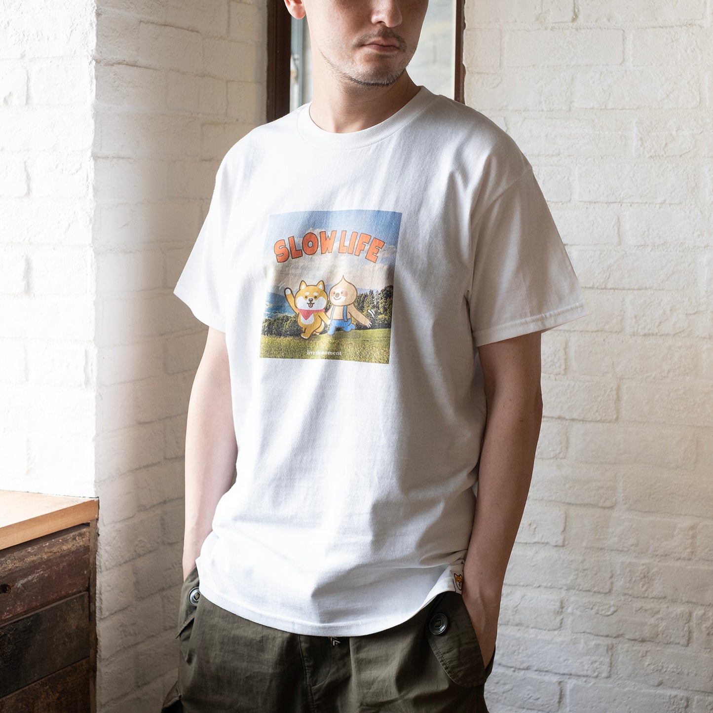 (ZT1119) Slow Life 相片印花 Tee