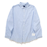 (ST194) Fake Layer Oversize Shirt