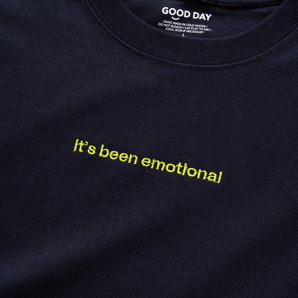 (ZT928) It's Been Emotional Embroidery Tee