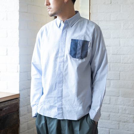 (TP905) Color Strap Pocket Tee