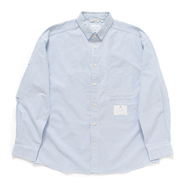 (YS230) Loose Fit Double Pocket Shirt
