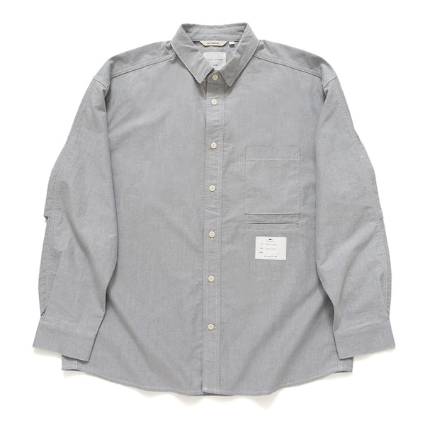 (YS230) Loose Fit Double Pocket Shirt