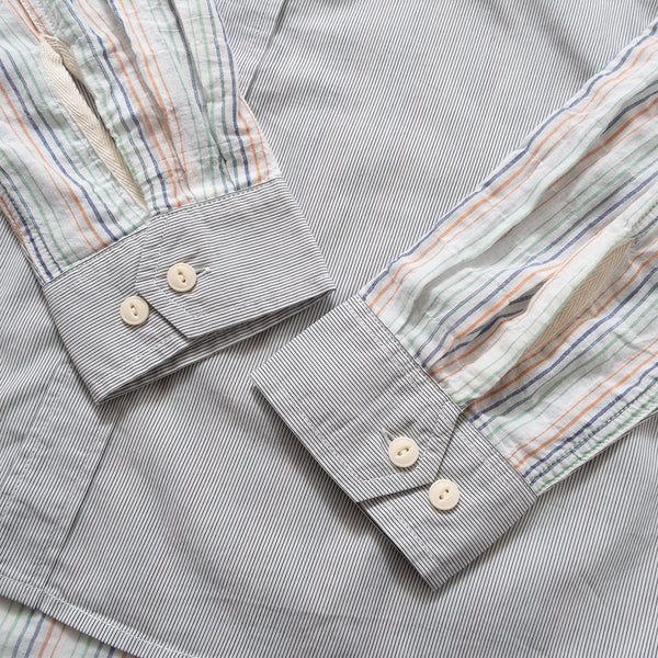(ST226) Contrast Stripe Shirt