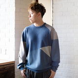 (KN059) Colorblock Knit Pullover