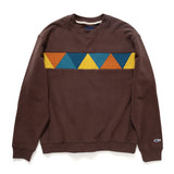 (SW325) Mix Fabric Panel Sweater