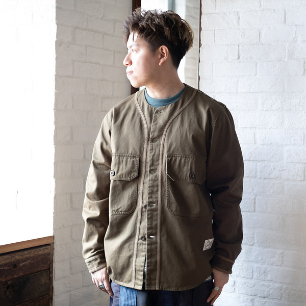 (ST223) Mix Fabric Baseball Shirt