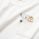 (EX406) Snap Button Pocket Tee