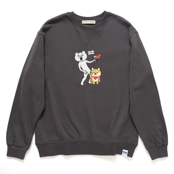 (EX407) Free Hug Graphic Print Sweater