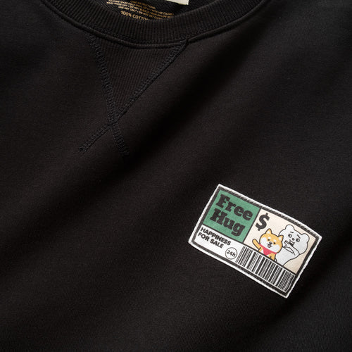 (EX408) Bar Code Graphic Print Sweater